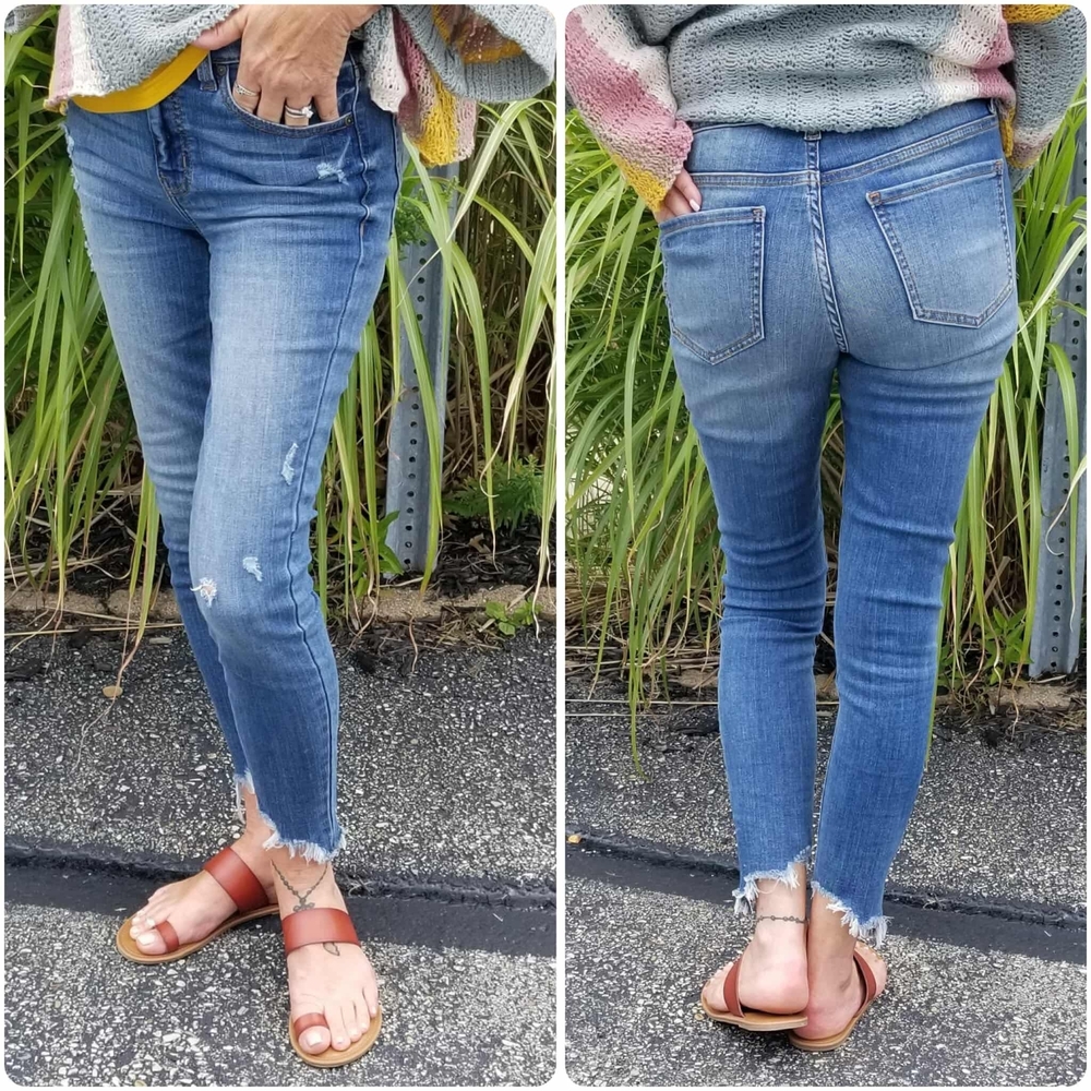 Eunina Highrise Crop Denim